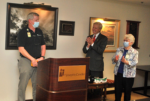 St. Joseph’s/Candler Honors David Lambert As 2020’s James R. Lientz Humanitarian.